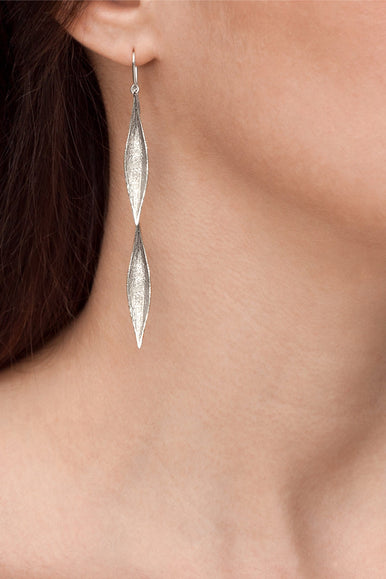 Karohirohi Earrings - Long | Sterling