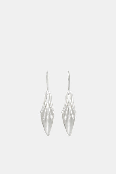 Clematis Earrings Sterling