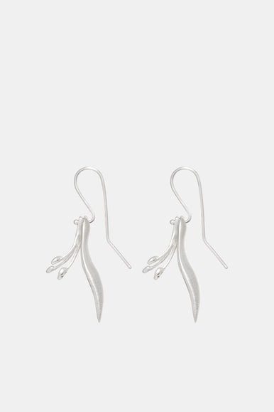 Clematis Earrings Sterling