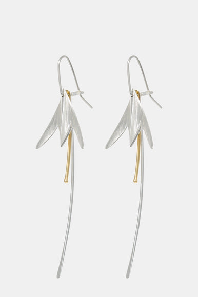 Kaitiaki Earrings with Gold Stamen