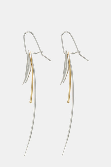 Kaitiaki Earrings with Gold Stamen