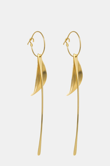 Koromiko Earrings 22ct Gold Plate