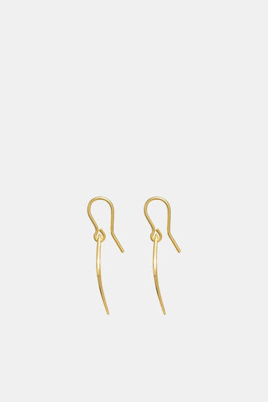 Leaf Earrings Short | 22ct Gold Plate