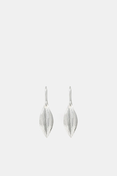 Leaf Earrings Short | Sterling