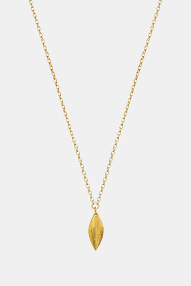 Leaf Necklace 22ct Gold Plate