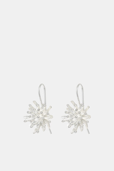 Mt Cook Lily Earrings Hooks | Sterling