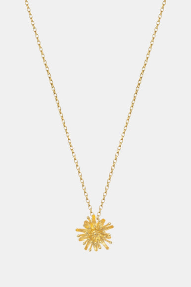 Mt Cook Lily Necklace Simple | 22ct Gold Plate