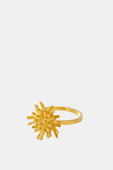 Mt Cook Lily Ring 22ct Gold Plate