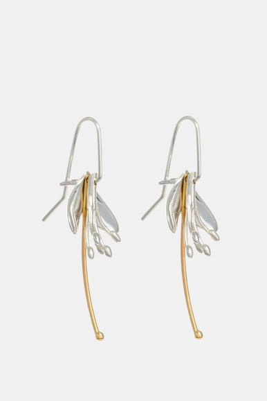 Rengarenga Earrings with Gold Stamen